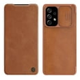 thumbnail image 1 of Allytech for Samsung Galaxy A53 5G Case with Slide Camera Cover and Card Holder, PU Leather Case with Flip Cover and Camera Protection, Durable Shockproof Cover for Galaxy A53 5G 6.5" 2022, Brown, 1 of 13