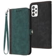 thumbnail image 1 of Allytech for Samsung Galaxy A53 5G Phone Case Cover, Premium PU Leather Kickstand Wrist Strap Card Holder Slots TPU Interior Folio Flip Magnetic Wallet Protective Case for Samsung A53 5G 6.5"Darkgreen, 1 of 9