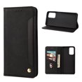thumbnail image 1 of Allytech Samsung Galaxy A72 5G Case, Slim Fit PU Leather Folio Stand Shockproof Anti-scratch Cards Holder Protective Wallet Case Cover for Samsung Galaxy A72 5G Phone, Black, 1 of 4