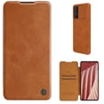 thumbnail image 1 of Allytech for Samsung Galaxy A73 5G Case with Slide Camera Cover and Card Holder, PU Leather Case with Flip Cover and Camera Protection, Durable Shockproof Cover for Galaxy A73 5G 6.7" 2022, Brown, 1 of 12