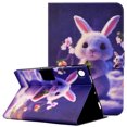 thumbnail image 1 of Allytech for Samsung Galaxy A8 Case 10.5" 2022, Premium PU Leather Folio Stand Shell with Card Slots Holder Auto Sleep Wake Protective Wallet Case for Galaxy SM-X200/X205/X207, Blue Butterfly, 1 of 1