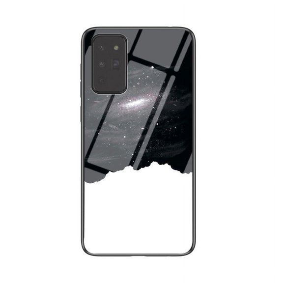 Allytech Samsung Galaxy Note 20 Case, Tempered Glass Back Cover Wireless Charging Support Anti-scratch Bumper Shockproof Case Cover for Samsung Galaxy Note 20, Black Galaxy