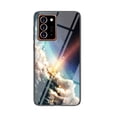 thumbnail image 1 of Allytech Samsung Galaxy Note 20 Ultra Case, Tempered Glass Back Cover Wireless Charging Support Anti-scratch Bumper Shockproof Case Cover for Samsung Galaxy Note 20 Ultra, Sparkle Galaxy, 1 of 10