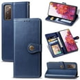 thumbnail image 1 of Allytech Samsung Galaxy S20 FE 5G Case, Premium PU Leather Folio Flip Wallet Case Cover with Credit Cards Slots Cash Holder Magnetic Closure Wallet Case for Samsung Galaxy S20 FE 5G, Blue, 1 of 8