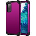 thumbnail image 1 of Allytech Samsung Galaxy S20 FE Case, Heavy Duty Protection Hybrid Hard PC Soft Silicone Rugged Bumper Anti Slip Full-Body Shockproof Protective Back Cover Case for Samsung Galaxy S20 FE, Purple, 1 of 1