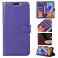 thumbnail image 1 of Allytech Samsung Galaxy S21 Case, Premium PU Leather Slim Folio Kickstand Shockproof Impact Resistant Credit Cards Holders Wallet Case Cover for Samsung Galaxy S21 6.2-Inch, Purple, 1 of 1