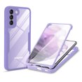 thumbnail image 1 of Allytech for Samsung Galaxy S22 Plus 5G 6.6" 2022 Case with Built-in Screen Protector, Dual Layer Full Body Hybrid Scratch Resistant Anti-Slip Hard Acrylic Back Case for Galaxy S22 Plus, Purple, 1 of 9