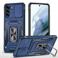 thumbnail image 1 of Allytech for Samsung Galaxy S22 Plus Guard Grids Pattern Case,360° Rotating Magnetic Kickstand Slip Hybrid Shockproof Bumper Slide Camera Protection Cover.For Samsung Galaxy S22 Plus,Navyblue, 1 of 7