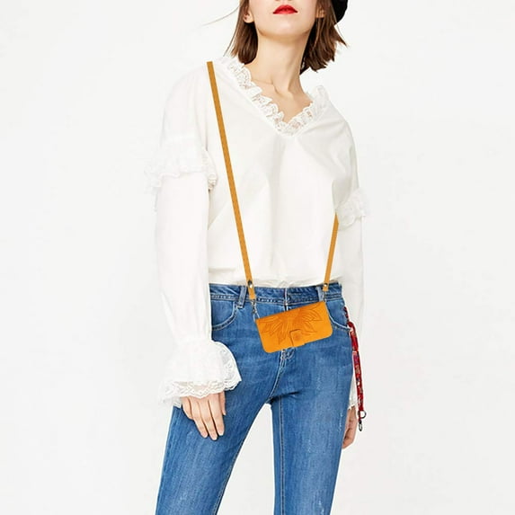 Allytech for Samsung Galaxy S22 Plus Wallet Case with Crossbody Strap, Sunflower Stylish Flip Cover for Girls Women Slim Stand Cards Slots Anti-Scratch Wallet Case for Galaxy S22 Plus - Yellow