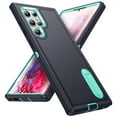 thumbnail image 1 of Allytech Samsung Galaxy S22 Ultra Case with Stand, Military Grade Protection Heavy Duty Shockproof Bumper Anti-shock Rugged Hard PC TPU Case Cover for Samsung Galaxy S22 Ultra, Navyblue, 1 of 8