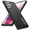 thumbnail image 1 of Allytech Samsung Galaxy S22 Ultra Case with Stand, Military Grade Protection Heavy Duty Shockproof Bumper Anti-shock Rugged Hard PC TPU Case Cover for Samsung Galaxy S22 Ultra, Black, 1 of 8
