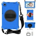 thumbnail image 1 of Allytech Samsung Galaxy Tab A 8.0 2019 Released SM-T290 T295, Heavy Duty Protection Adjustable Shoulder Strap Kickstand EVA Rubber Kids Friendly Cover for Galaxy Tab A 8.0 2019, Blue/Black, 1 of 7