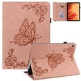 thumbnail image 1 of Allytech Samsung Galaxy Tab A7 10.4" Case SM-T500 T505, PU Leather Butterfly Embossed Folio Stand Shockproof Full Protection TPU Back Cover Case for Samsung Galaxy Tab A7 10.4" 2020,Pink, 1 of 6