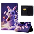 thumbnail image 1 of Allytech for Samsung Galaxy Tab A7 Lite Case 8.7" 2021, Premium PU Leather Folio Flip Stand Shell with Card Slots Holder Protective Wallet Case for Galaxy Tab SM-T220/T225/T227, Strawberry Rabbit, 1 of 5