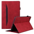 thumbnail image 1 of Allytech Samsung Galaxy Tab A8 10.5" X200 Case, Multi Angle Viewing Stand Cards Pocket Auto Sleep Wake Shockproof Full Protection Case Cover for Samsung Galaxy Tab A8 10.5-Inch X200 X205 - Red, 1 of 6