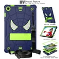 thumbnail image 1 of Allytech for Samsung Galaxy Tab A9+ 11.0" Case 2023 (SM-X210/X215/X216), Rugged Case with Hidden Kickstand & Adjustable Shoulder Strap, Thickned Silicon Edges Shockproof Protective Case - Blue+Green, 1 of 6