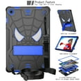 thumbnail image 1 of Allytech for Samsung Galaxy Tab A9+ 11.0" Case 2023 (SM-X210/X215/X216), Rugged Case with Hidden Kickstand & Adjustable Shoulder Strap, Thickned Silicon Edges Shockproof Protective Case - Black+Blue, 1 of 6