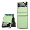 thumbnail image 1 of Allytech for Samsung Galaxy Z Flip 4 Case/Z Flip 4 5G Case, Hinge Full Protective Hard Premium Thin PC Non-Slip All-Inclusive Shockproof Case for Samsung Z Flip 4 2022, Green, 1 of 9