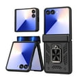 thumbnail image 1 of Allytech for Samsung Galaxy Z Flip 7 Case, Z Flip 7 Cover Case, Rugged Protective Shockproof Ring Hodlder Stand Hinge Protection Compatible Car Mount Phone Case for Galaxy Z Flip 7, Black, 1 of 6