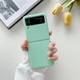 thumbnail image 1 of Allytech Samsung Galaxy Z Flip3 Case, Fashionable Slim Fit Shell Matte Lightweight Rugged PC Bumper Schokproof Anti-Scratch Phone Case for Samsung Galaxy Z Flip3 - Mint, 1 of 12