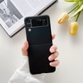 thumbnail image 1 of Allytech Samsung Galaxy Z Flip5 Case, Fashionable Slim Fit Shell Matte Lightweight Rugged PC Bumper Schokproof Anti-Scratch Phone Case for Samsung Galaxy Z Flip5 - Black, 1 of 12