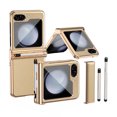 thumbnail image 1 of Allytech for Samsung Galaxy Z Flip5 Case,Z Flip 5 Cover, With Stylus Pen Hinge Protection Shockproof Anti-Scratch Phone Case for Samsung Galaxy Z Flip5 - Gold, 1 of 6