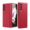 thumbnail image 1 of Allytech for Samsung Galaxy Z Fold 3 5G Case with Hinge Protection, Built-in Tempered Glass Screen Protector Slim Fit Anti-Slip Texure Full Body Shockproof Case for Galaxy Z Fold 3 2021, Red, 1 of 7