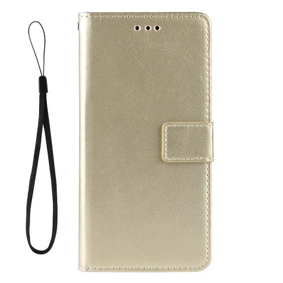 Allytech For Samsung Galaxy Z Fold 4 Flip Card Wallet Case,Shockproof 360 Full Protection Luxury PU Leather with Pen Holder Slim Folding Shell Cover and Strap.For Samsung Galaxy Z Fold 4,Gold