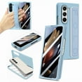 thumbnail image 1 of Allytech for Samsung Galaxy Z Fold 5 Case with Build-in Screen Protector, Full Body Shockproof Wristband Slim Fit Lightweight Phone Case for Samsung Galaxy Z Fold5 - Light Blue, 1 of 9