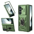 thumbnail image 1 of Allytech for Samsung Galaxy Z Fold 7 Case, Z Fold 7 Cover Case, Rugged Protective Shockproof Ring Hodlder Stand Hinge Protection Compatible Car Mount Phone Case for Galaxy Z Fold 7, Green, 1 of 6