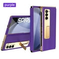thumbnail image 1 of Allytech for Samsung Galaxy Z Fold5 Case, With HD Clear Tempered Glass Metal Kickstand Feature Shockproof Drop Protection Phone Case Cover for Samsung Galaxy Z Fold5 - Purple, 1 of 6