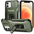 thumbnail image 1 of Allytech Shockproof Back Case for Apple iPhone 11, Military Grade Protective With Ring Holder Stand Compatible with Car Mount Anti-slip Hybrid Rugged Bumper Phone Cover for Men Boys -Darkgreen, 1 of 8