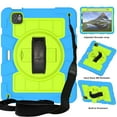 thumbnail image 1 of Allytech Shockproof Case for Apple iPad Pro 11 2022/2021/2020/2018 4th 3rd 2nd 1st Gen/ iPad Air 4th 5th Gen 10.9"/Air 11" 2024, Shoulder Strap Rotating Stand Shoulder Strap Kids Case,Blue, 1 of 7