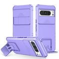 thumbnail image 1 of Allytech Shockproof Case Cover for Google Pixel 9 Pro XL 2024 Released, Rugged Protective Slim Fit Kickstand Feature Bumper Hybrid TPU PC Back Cover Case for Pixel 9 Pro XL 6.8" - Purple, 1 of 10