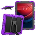 thumbnail image 1 of Allytech Shockproof Case for Lenovo Tab M11 11 Inch 2024, Lenovo Tab M11 Case with Screen Protector/Pencil Holder, Rugged Hybrid Bumper Shoulder Strap Kids Friendly All-Round Protective Cover,Purple, 1 of 8