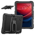 thumbnail image 1 of Allytech Shockproof Case for Lenovo Tab M11 11 Inch 2024, Lenovo Tab M11 Case with Screen Protector/Pencil Holder, Rugged Hybrid Bumper Shoulder Strap Kids Friendly All-Round Protective Cover,Black, 1 of 8