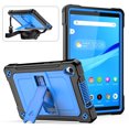 thumbnail image 1 of Allytech Shockproof Case for Lenovo Tab M8 / Smart Tab M8 / Tab M8 FHD TB-8505F / TB-8505X 2019 8.0 Inch, Kickstand Shoulder Strap Rugged Drop Protection Bumper Defender Kids Friendly, Black+Blue, 1 of 5