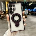 thumbnail image 1 of Allytech Shockproof Case for Samsung Galaxy S22 with Kickstand, [Lens Protector] [Four Corners Anti-Drop] [Thin & Light] Soft TPU Case Cover Support Wireless Charging - Darkpurple, 1 of 7