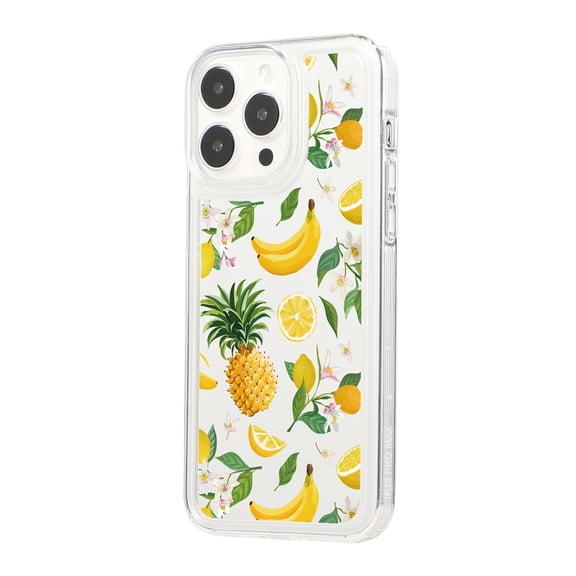 Allytech Shockproof Case for iPhone 11 - Camera & Screen Protection - Ultra Thin & Lightweight - Fashion Fruit Pattern - All Around Cushion Protective Case - Pineapple