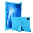 thumbnail image 1 of Allytech Silicone Case for Apple iPad Air 4th Gen 10.9, iPad Pro 11 2020 /2018, Slim Soft Rubber Rugged Hybrid Kickstand Heavy Duty Protection Drop Proof Kids Friendly Case Cover, Skyblue, 1 of 1