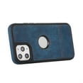 thumbnail image 1 of Allytech Slim Back Cover for Apple iPhone 11 Pro, Vintage PU Leather Anti-Sctratch Bumper Shockproof Protective Phone Case for iPhone 11 Pro - Blue, 1 of 7