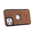 thumbnail image 1 of Allytech Slim Back Cover for Apple iPhone 11 Pro, Vintage PU Leather Anti-Sctratch Bumper Shockproof Protective Phone Case for iPhone 11 Pro - Brown, 1 of 7