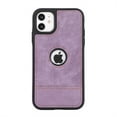 thumbnail image 1 of Allytech Slim Back Cover for Apple iPhone 11, Vintage PU Leather Anti-Sctratch Bumper Shockproof Protective Phone Case for iPhone 11 - Purple, 1 of 7