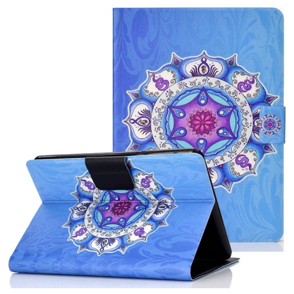 Allytech Slim Case for All-New Kindle 10th Generation 2019 (NOT for Paperwhite), Slim Fit PU Leather Smart Cover Auto Sleep Wake Folio Flip Stand TPU Back Cover for Kindle 2019 6" E-reader,Mandala