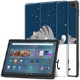 thumbnail image 1 of Allytech Slim Case for Amazon Fire Max 11, Fire Max 11 Case, Trifold Stand Shockproof Auto Sleep Wake Protective Drop Proof Case Cover for Amazon Fire Max 11 2023 - Cat, 1 of 10