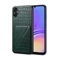 thumbnail image 1 of Allytech Slim Case Compatible with Samsung Galaxy A05, Crocodile Print PU Leather Magnetic Hidden Card Holder Kickstand Shockproof Full Body Protective Wallet Case for Women Men, Green, 1 of 6