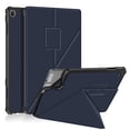 thumbnail image 1 of Allytech Slim Case for Lenovo Tab M10 10.1" Tablet Case 3rd Generation Model TB-328F, Ultra Thin Lightweight Auto Sleep Wake Protective Folding Kickstand Smart Cover Folio Flip Anti-scratch - Darkblue, 1 of 8