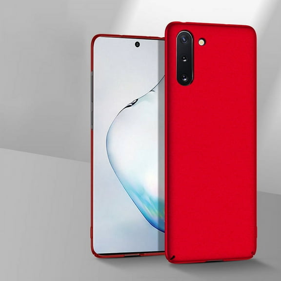 Allytech Slim Case for Samsung Galaxy Note 10 - Ultra Thin Super Lightweight Matte Hard PC Shockproof Anti-scratch Protetive Phone Case Compatible with Samsung Note 10 - Red