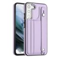 thumbnail image 1 of Allytech Slim Case for Samsung Galaxy S24 Plus with Portable Wristband & Card Slots, Premium PU Leather Kickstand Shockproof Drop Protection Anti-Scratch Case for Women Men - Purple, 1 of 6