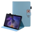 thumbnail image 1 of Allytech Slim Case for Samsung Galaxy Tab A8 10.5" 2022 X200, Cute Cartoon Design Multi Angle Stand Auto Sleep Wake Smart Folio Flip Cover with Pencil Holder for Galaxy Tab A8 10.5-Inch - Blue, 1 of 1